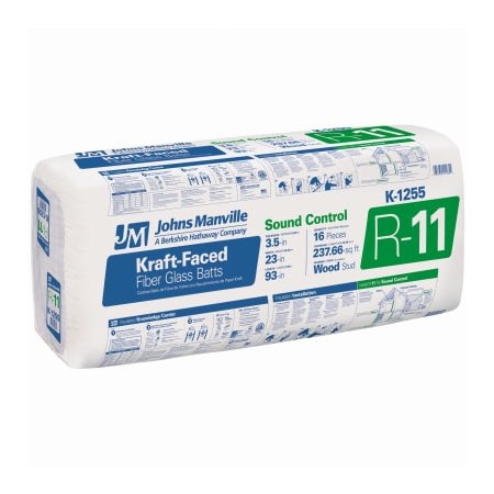 Johns Manville Intl R11, 23x93 Kraft Batt K1255